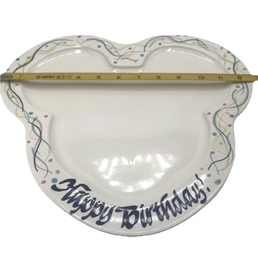 Mickey Mouse Disney “ Happy Birthday” Plate